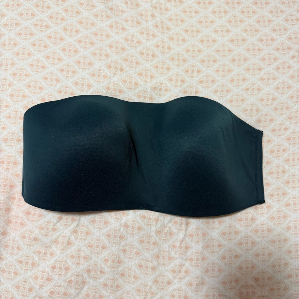 Chic Deep Teal Strapless Bandeau